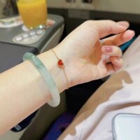 Tôi không biết vòng tay xanh mùa xuân, loài băng xanh Thiên Sơn tự nhiên, hoa nổi, dải tròn băng ca