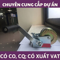 Tời Quay Tay 600 - 800 - 1000 - 1200 - 1400 - 1600 - 2000 - 2500 - 3000lbs, Tải Trọng 272-1362kg, Bảo Hành 6 Tháng (VP)