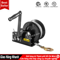 Tời Quay Tay 800LBS Ròng Rọc Tàu Thuyền Dây Đai Thép Tời Tay（Phiên bản điện di）