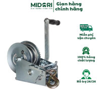 Tời Quay Tay 800LBS, Tải Kéo 360Kg,Tời Quay Tay Mang Vác Vật Nặng Không Cần Dùng Điện Midori