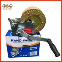 Tời tay 1000LBS, tời kéo tay tải kéo 450kg, cáp 4ly dài 6 mét - có móc treo, có dây cáp,