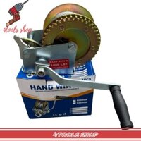 Tời tay quay tự hãm có móc, có cáp 1000lbs (454kg)