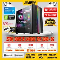 TỐI ƯU CẤU HÌNH | K2H GM-VX1 | Z790/ CORE I5 14600K/ RAM 16G/ GTX 1060 6G/ SSD 512G/ PSU 700W | TẶNG GÓI BẢO HÀNH VÀNG LỖI 1 ĐỔI – 12 THÁNG