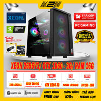 TỐI ƯU CẤU HÌNH | X99 TERABYTE/ XEON 2696V3 (18 NHÂN 36 LUỒNG)/ RAM ECC 16G – 1866/ CARD MÀN HÌNH GTX 1060 3GDDR5/ SSD 256G/ PSU 550W | TẶNG GÓI BẢO HÀNH VÀNG LỖI 1 ĐỔI 1 – 90 NGÀY