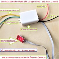 Tối ưu hóa đèn trợ sáng: Mạch passing công tắc cảm ứng xuyên nhựa 2in1 - Sự lựa chọn hàng đầu cho xe máy độ