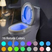 Toilet Bowl Night Light 16 Colours with Motion Sensor - 3 Pack