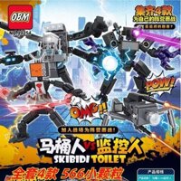 Toilet Man VS Monitor Man Khối Xây Dựng Titan TV Biến Đổi Cuộc Sống Người Nhện Đồ Chơi OBM Tương Thích Lego Hạt Nhỏwuzihao54.vn20240901174756