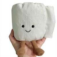 Toilet Paper Roll Plush Doll - Cute, Soft, and Huggable Stuffed Toy for Kids, Perfect for Gifts and Playtime Fun