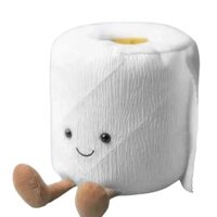 Toilet Paper Roll Plush Doll - Cute, Soft, and Huggable Stuffed Toy