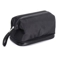 Toiletry Bag Travel Waterproof Cosmetic Bag Bathroom Shower Organizer for Men and Women, black