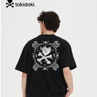 Tokidoki Điều Hoa LOGO In Hình Áo Thun Hợp Thời Trang Thanh Niên Mùa Hè Tay Ngắn Top