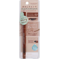 Tokiwa Pharmaceutical Industry Newborn Creamy Eye Pencil EX 02 Terracotta Brown Eyeliner Eye Makeup Step 1: Ultra-fine creamy pencil: Draw a line along the crease of the eye to fill in the space between the lashes. Step 1: Ultra-fine creamy pencil】Draw a