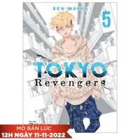 Tokyo Revengers - Tập 5 - Bản Đặc Biệt - Bìa 2 Mặt - Tặng Kèm 2 Card Ivory In 2 Mặt  Art Màu Ngoài Sách Không Box