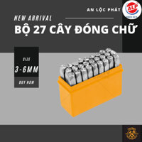 TOLSEN Bộ Đóng 27 Chữ 3mm, 6mm - 25101, 25104