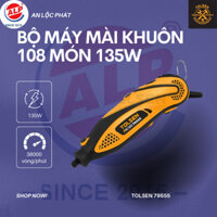 TOLSEN Bộ Máy Mài Khuôn Mini 108 món 135w - 79555