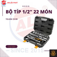 TOLSEN BỘ TÍP 1/2" 22 MÓN - 15139