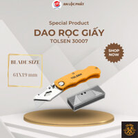 TOLSEN Dao Rọc Giấy Lưỡi Liền (kèm 5 lưỡi) 61X19 mm - 30007