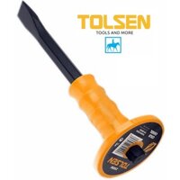 TOLSEN Mũi Đục Sắt Mũi Dẹp Đục Tường Bê Tông Dài 300mm Cold Chisel 25089