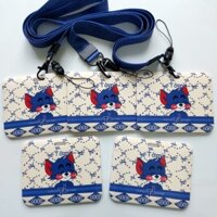 Tôm, bộ thẻ tôm, thẻ đeo bảng tên, kích thước 8x12 cm, bảng tên và dây,