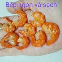Tôm khô trung lớn loại ngon Bếp ngon và sạch, làm từ tôm s-ống, ít mặn, không cát, ngọt thịt (500g)