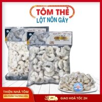 Tôm nõn gãy đông lạnh Thiện Nhà Tôm túi 1kg giao nhanh siêu tốc HCM Food Thức Ăn