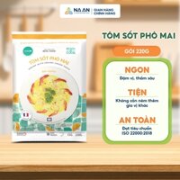 Tôm sốt phô mai INMIN FOOD - Tôm chế biến sẵn thơm ngon thượng hạng 220 gram