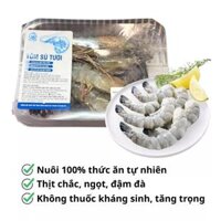 Tôm sú quảng canh 20-25con/kg Alo Fish vỉ 200g (1 vỉ)