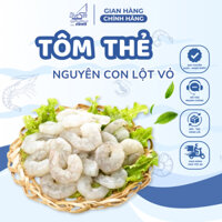Tôm Thẻ Thịt Lột Vỏ (PD) Túi 1KG Blueseafoods Hàng Tươi Ngon Ngọt Thịt Chế Biến Nhiều Món