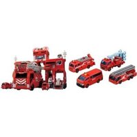 Tomica Transformation Dispatch Big Fire & Command Station and Fire Vehicle Collection 2 SetDirectly from Japan