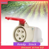 Tominihouse 32A 5pin ổ cắm công nghiệp 3 pha IP44 Hướng dẫn bằng đồng bằng cách nhiệt không thấm nước cho hoạt động sản xuất tàu xây dựng du thuyền với mưa cát cát