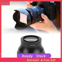 Tominihouse Máy ảnh kim loại góc rộng góc tương thích cao với macro để chụp ảnh chân dung 49mm
