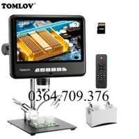 Tomlov Kính Hiển Vi Kỹ Thuật Số 1200x 10.1 "Ips 2K HDMI Microscopio Máy Ảnh 32GB Dm402 Pro Cho Điện Thoại Sửa Chữa