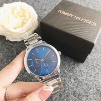 Tommy Hilfiger Đồng hồ Trung Quốc Thiết kế đơn giản ba tay lịch hiển thị đồng hồ mặt số kinh doanh bằng thép không gỉ thạch anh chuyển động đồng hồ nam