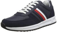 Tommy Hilfiger Men's Leather Modern Corporate Runner Trainers