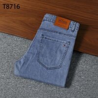 Tommy7028 Quần Jean Co Giãn Mỏng Nam Slim fit Thẳng