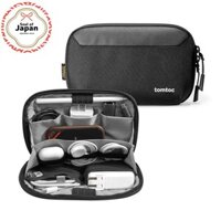 tomtoc Gadget Pouch Water-Resistant PC Peripheral Storage Pouch Travel Pouch Small Item Organizer Business Trip Travel Convenient Lightweight Black
tomtoc Gadget Pouch Accessory Bag Large Capacity MacBook Adapter Storage Cable Mobile Battery HDD USB Memo
