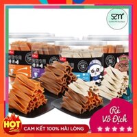 [tomtom] Xương gặm sạch răng Hello Joy mix 3 vị (Bò/cá/sữa) (150gr/hộp) Bánh thưởng cho chó mèo thú cưng