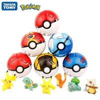 Tomy Pokemon Elf Ball Pikachu Pokeball Pocket Monster Variant Đồ chơi nhân vật hành động Đồ chơi trẻ em