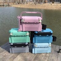tồn kho cần câu máy Cần Câu Tay phao câu đài Hộp câu cá Luya đa năng Hộp Luya Hộp dụng Cụ Ngoài Trời Hộp đựng cá Cần câu cá dung tích lớn Dụng cụ câu cá dày dặn