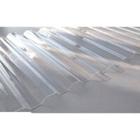 Tôn nhựa, Nhựa kính , Tấm lợp lấy sáng polycarbonate trong suốt