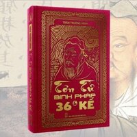 TÔN TỬ BINH PHÁP &amp; 36 KẾ Bìa Da Cứng - Màu đỏ