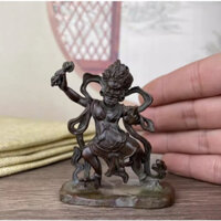 Tôn tượng Kim Cang Thủ 7cm - Pháp khí Mật Tông - Phật giáo Tây Tạng