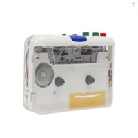 Ton010s Cassette di động sang máy nghe nhạc MP3 Mini USB Tape Player Bộ chuyển đổi MP3 với phần mềm đầu vào AUX 3,5mm CD Cassette Capture Audio Music Player Tương thích với PC Laptop
