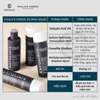 Toner 2% BHA exfoliate paula choice