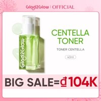 Toner Centella chứa 2% Ceramide cực kỳ dịu nhẹ Glad2Glow 40ml