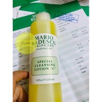 Toner cho da dầu mụn SPECIAL CLEANSING LOTION C mario badescu