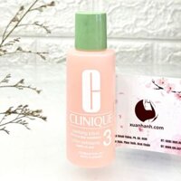 Toner Clinique Clarifying Lotion 3 cân bằng độ ẩm cho da dầu/hỗn hợp dầu - 60ml