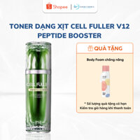 Toner dạng xịt nâng cơ trẻ hóa chống nhăn CELL FULLER V12 PEPTIDE BOOSTER PION TECH (100ml)