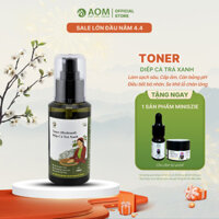 Toner Diếp Cá Trà Xanh A OM NATURAL Cho Da Mụn, Cấp Ẩm, Cân Bằng pH, Se Khít Lỗ Chân Lông 100ML