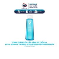 Toner dưỡng ẩm cân bằng ph trên da Vichy Aqualia Thermal Hydrating Refreshing Water 200ml